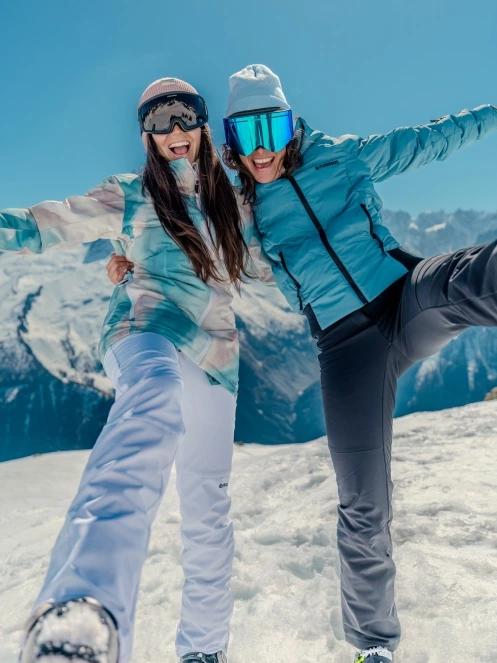 Fundango Pumila Padded Jacket damski pikowana kurtka narciarska wielokolorowy 10