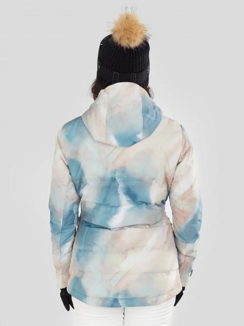 Fundango Pumila Padded Jacket damski pikowana kurtka narciarska wielokolorowy 3