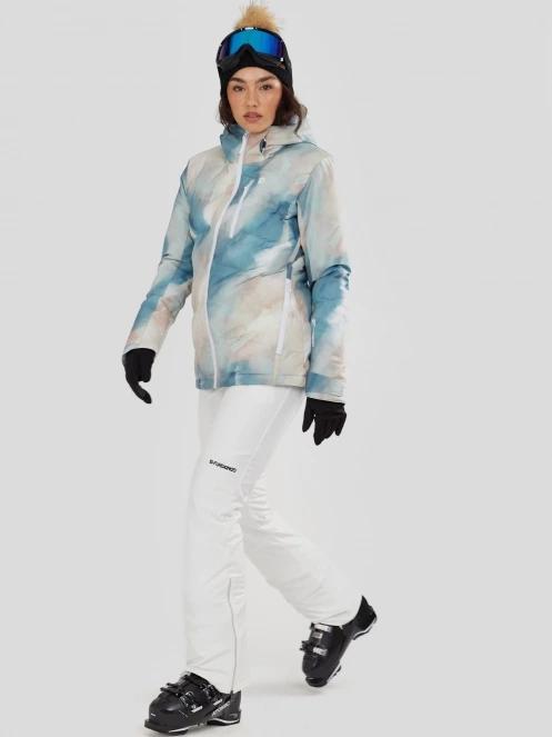 Fundango Pumila Padded Jacket damski pikowana kurtka narciarska wielokolorowy 5