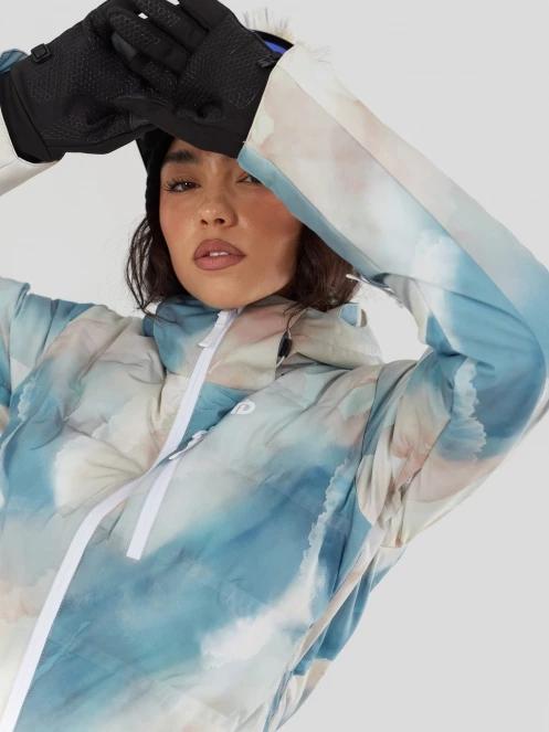 Fundango Pumila Padded Jacket damski pikowana kurtka narciarska wielokolorowy 7