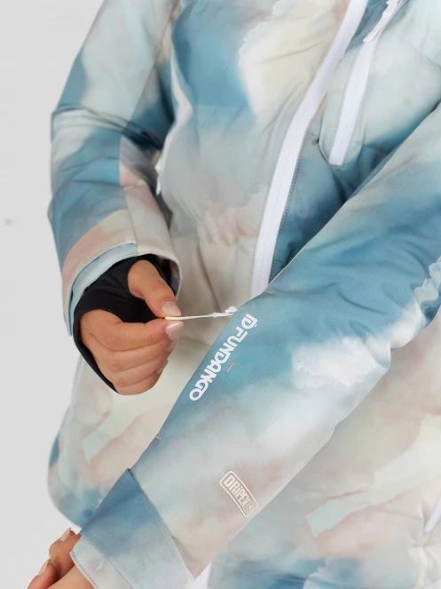 Fundango Pumila Padded Jacket damski pikowana kurtka narciarska wielokolorowy 9