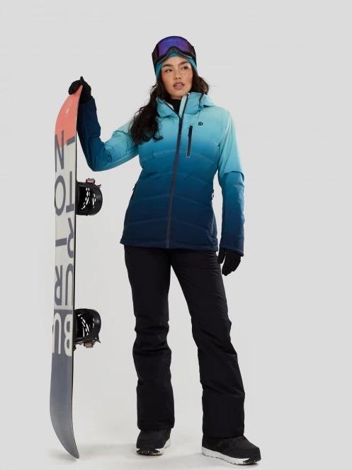 Fundango Pumila Padded Jacket damski pikowana kurtka narciarska niebieski 4
