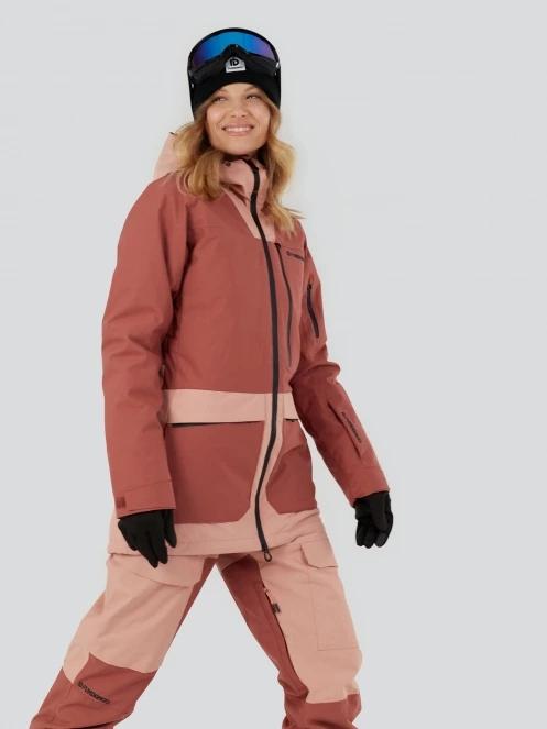 Fundango Poplar ECO Jacket damski kurtka narciarska różowy 7