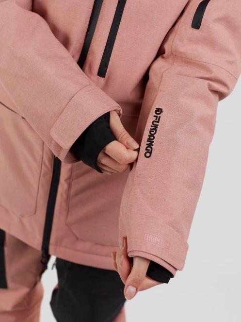 Fundango Poplar ECO Jacket damski kurtka narciarska różowy 7