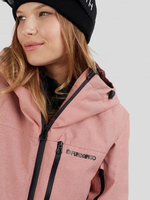 Fundango Poplar ECO Jacket damski kurtka narciarska różowy 9