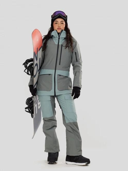 Fundango Poplar ECO Jacket damski kurtka narciarska zielony 4