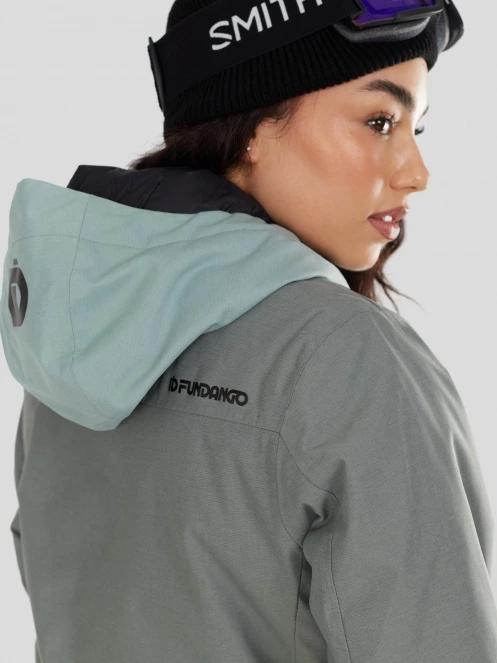 Fundango Poplar ECO Jacket damski kurtka narciarska zielony 10