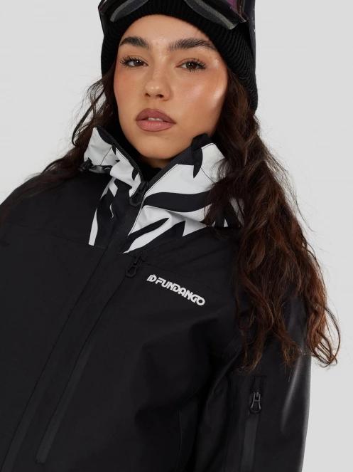 Fundango Poplar ECO Jacket damski kurtka narciarska czarny 6