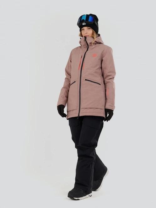 Fundango Pemberton ECO Allmountain Jacket damski kurtka narciarska różowy 4