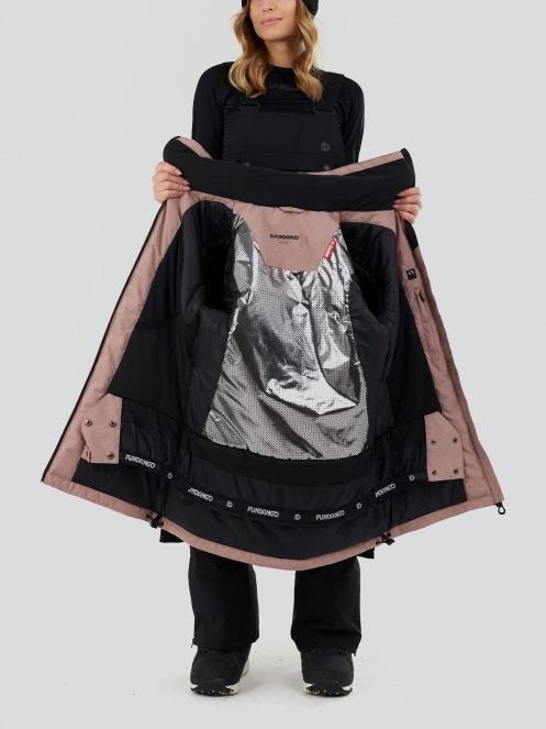 Fundango Pemberton ECO Allmountain Jacket damski kurtka narciarska różowy 5