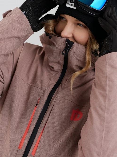 Fundango Pemberton ECO Allmountain Jacket damski kurtka narciarska różowy 6