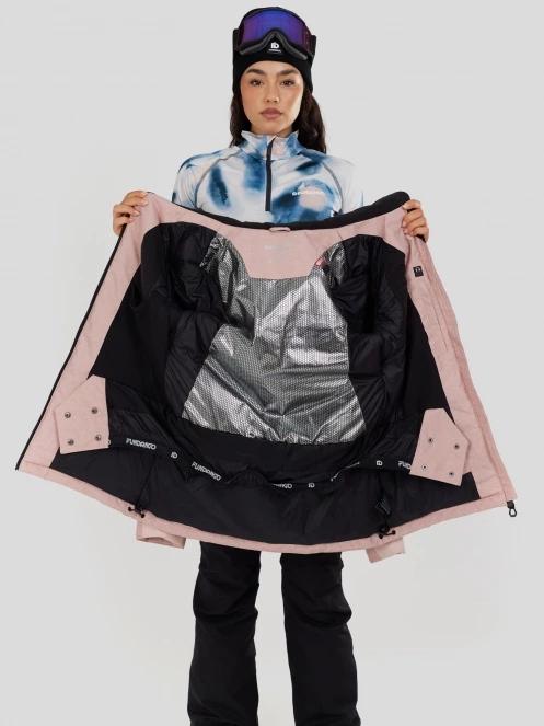 Fundango Pemberton ECO Allmountain Jacket damski kurtka narciarska różowy 5