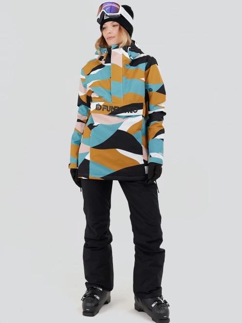 Fundango Birch ECO Logo Anorak damski kurtka narciarska szary 4