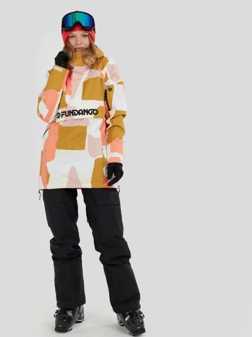 Fundango Birch ECO Logo Anorak damski kurtka żółty 5