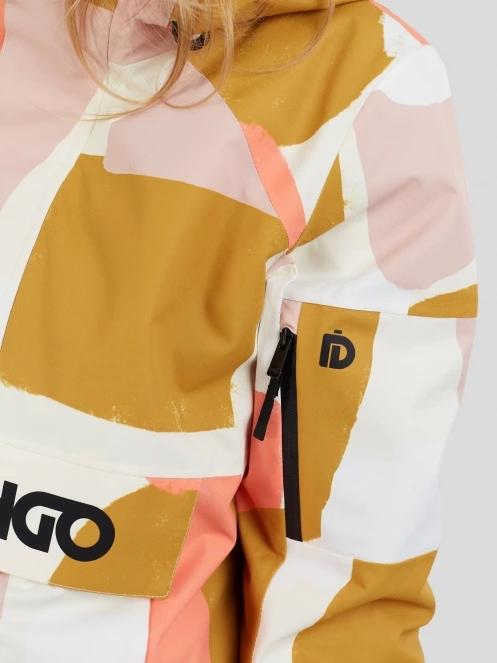 Fundango Birch ECO Logo Anorak damski kurtka żółty 8