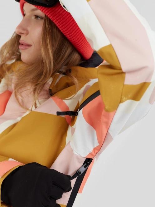 Fundango Birch ECO Logo Anorak damski kurtka żółty 9