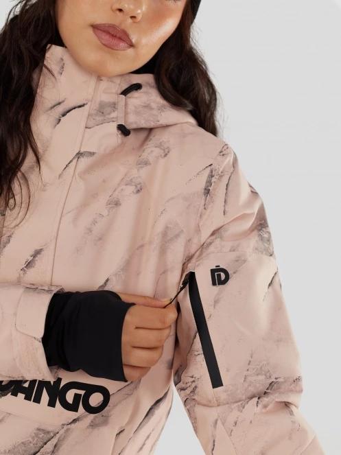 Fundango Birch ECO Logo Anorak damski kurtka różowy 6