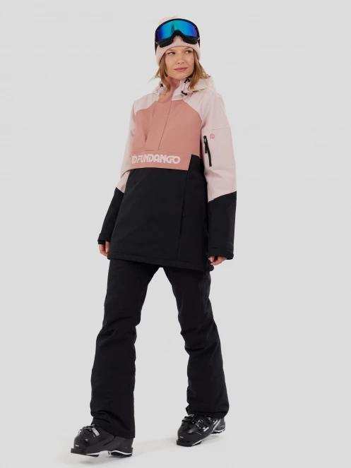 Fundango Birch ECO Logo Anorak damski kurtka różowy 5