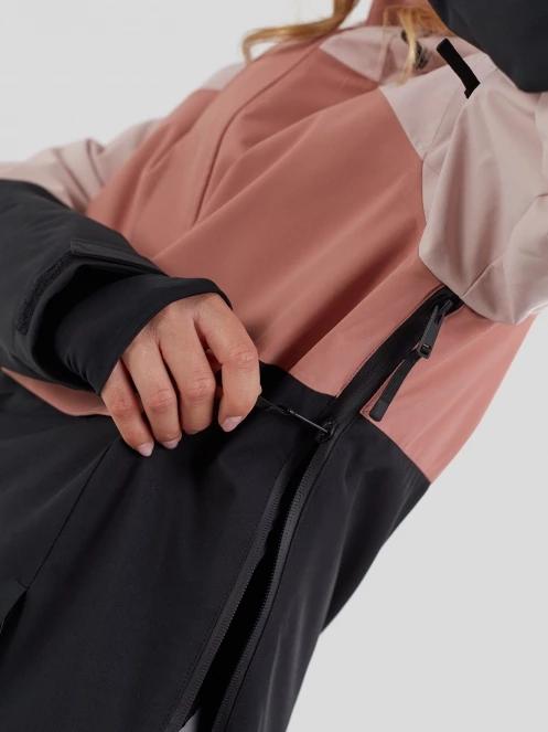 Fundango Birch ECO Logo Anorak damski kurtka różowy 9