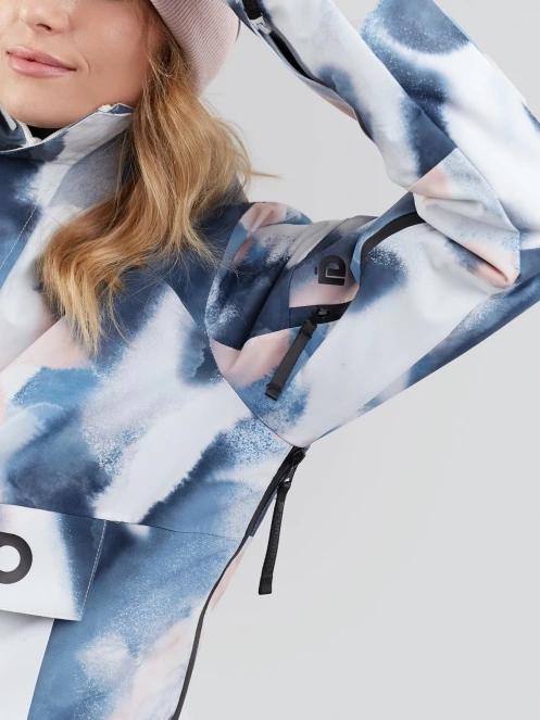 Fundango Birch ECO Logo Anorak damski kurtka ciemnoniebieski 8