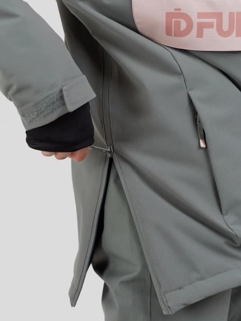 Fundango Birch ECO Logo Anorak damski kurtka zielony 10