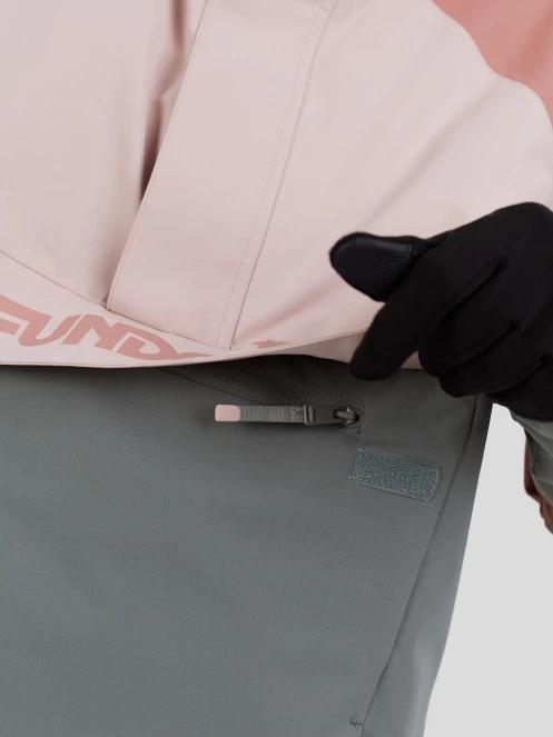 Fundango Birch ECO Logo Anorak damski kurtka zielony 7