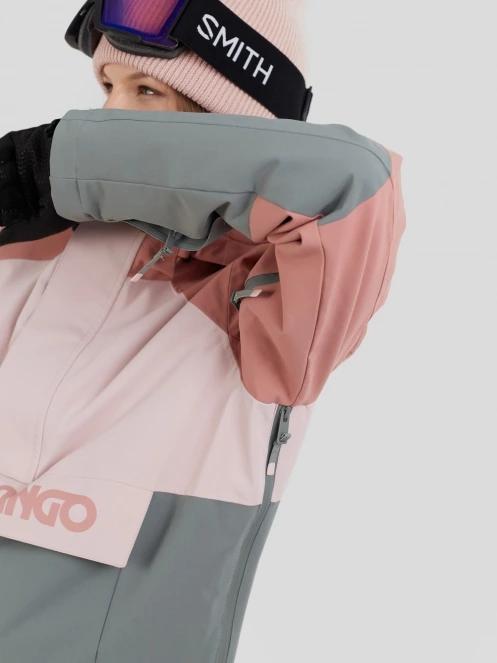 Fundango Birch ECO Logo Anorak damski kurtka zielony 8