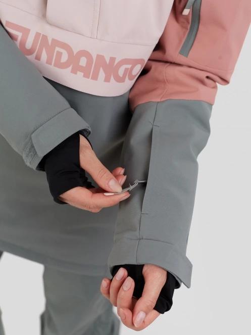 Fundango Birch ECO Logo Anorak damski kurtka zielony 9