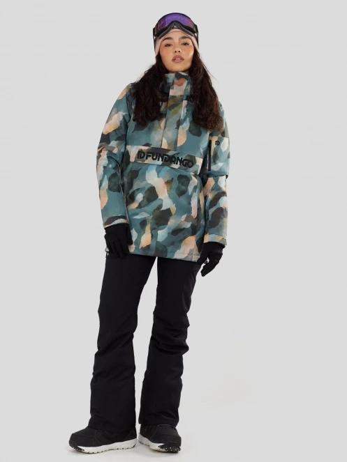 Fundango Birch ECO Logo Anorak damski kurtka zielony 5