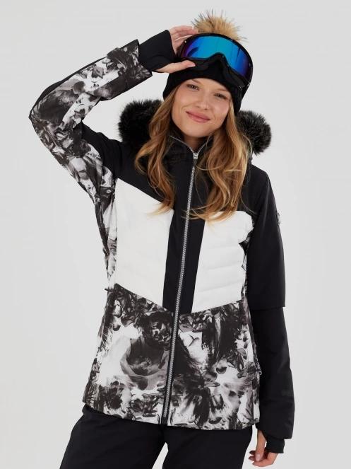 Fundango Salina Padded Jacket damski pikowana kurtka narciarska biały 2