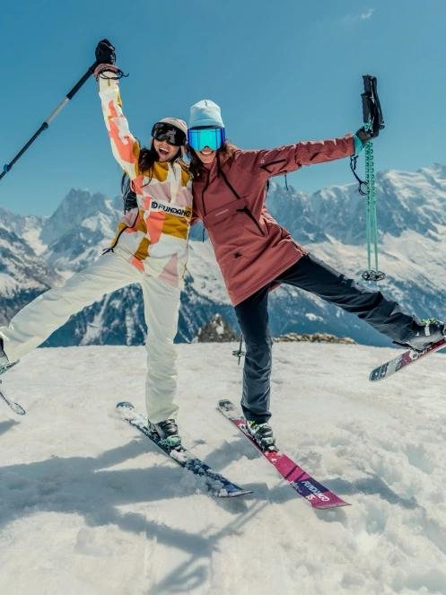 Fundango Hooper ECO Anorak damski kurtka narciarska różowy 9