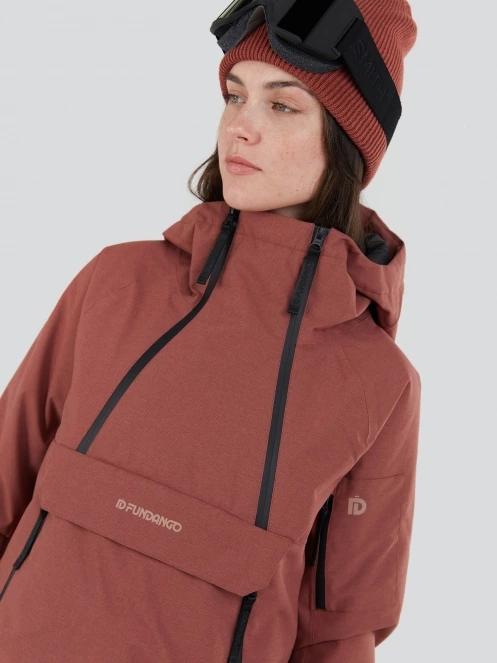 Fundango Hooper ECO Anorak damski kurtka narciarska różowy 6