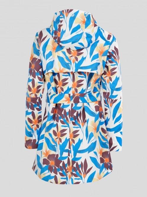 Fundango Regina II Waterproof Trench Jacket damski plaszcz przeciwdeszczowy niebieski 9