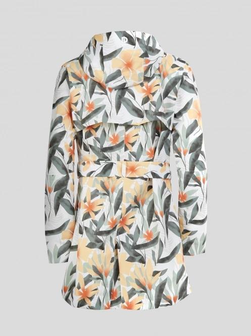 Fundango Regina II Waterproof Trench Jacket damski plaszcz przeciwdeszczowy biały 11