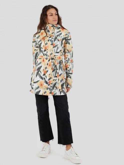 Fundango Regina II Waterproof Trench Jacket damski plaszcz przeciwdeszczowy biały 4