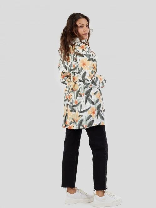 Fundango Regina II Waterproof Trench Jacket damski plaszcz przeciwdeszczowy biały 5