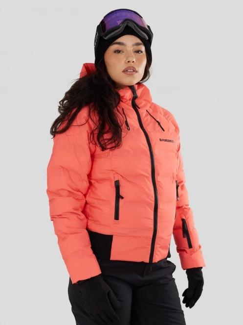 Fundango Zina Padded Jacket damski pikowana kurtka narciarska różowy 2