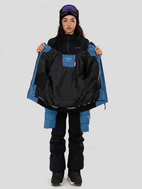 Fundango Zina Padded Jacket damski pikowana kurtka narciarska niebieski 5