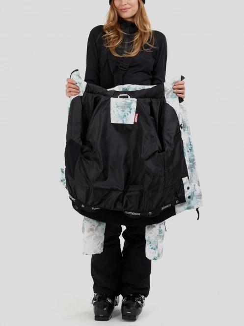 Fundango Zina Padded Jacket damski pikowana kurtka narciarska biały 5