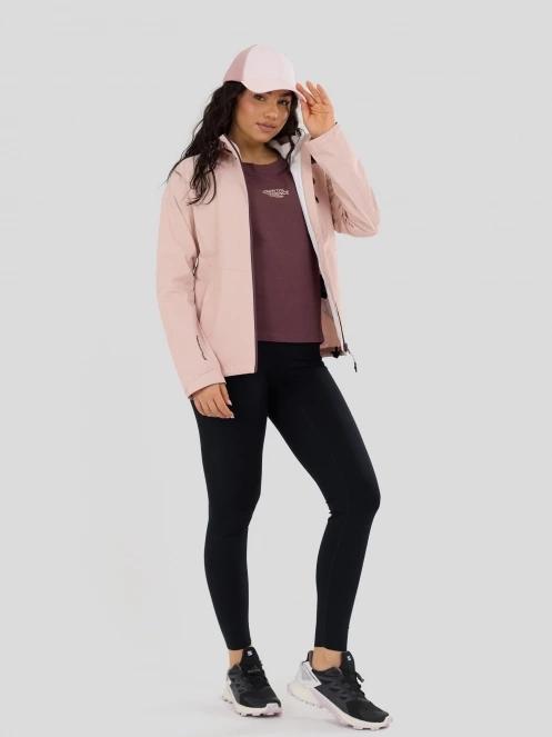 Fundango Piora II Waterproof Jacket damski plaszcz przeciwdeszczowy różowy 5