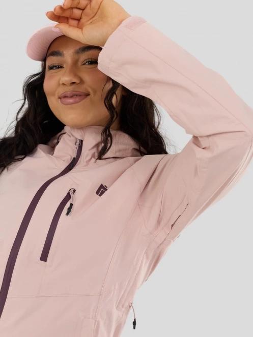 Fundango Piora II Waterproof Jacket damski plaszcz przeciwdeszczowy różowy 8