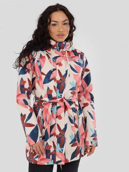 Fundango Regina III Waterproof Trench Jacket damski plaszcz przeciwdeszczowy piasek 2