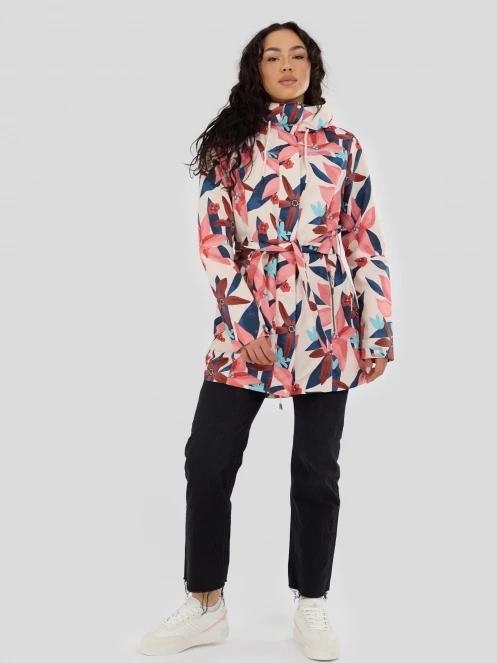 Fundango Regina III Waterproof Trench Jacket damski plaszcz przeciwdeszczowy piasek 5