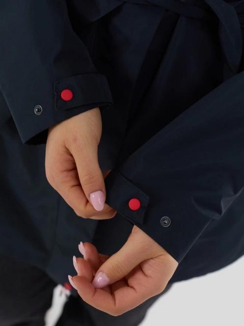 Fundango Regina III Waterproof Trench Jacket damski plaszcz przeciwdeszczowy ciemnoniebieski 9