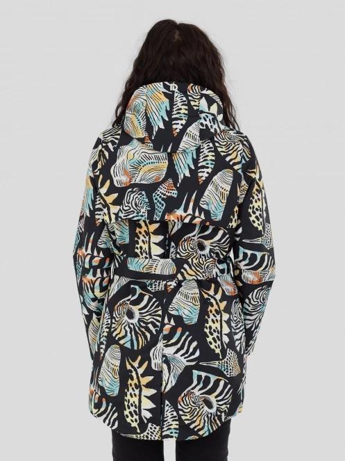 Fundango Regina III Waterproof Trench Jacket damski plaszcz przeciwdeszczowy czarny 3