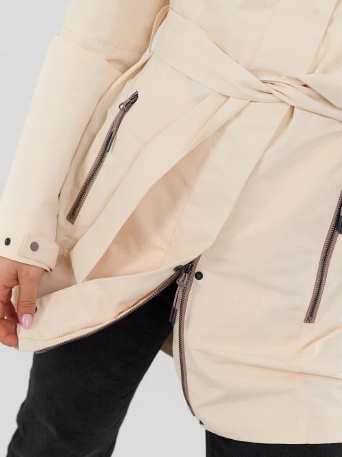 Fundango Regina III Waterproof Trench Jacket damski plaszcz przeciwdeszczowy piasek 6