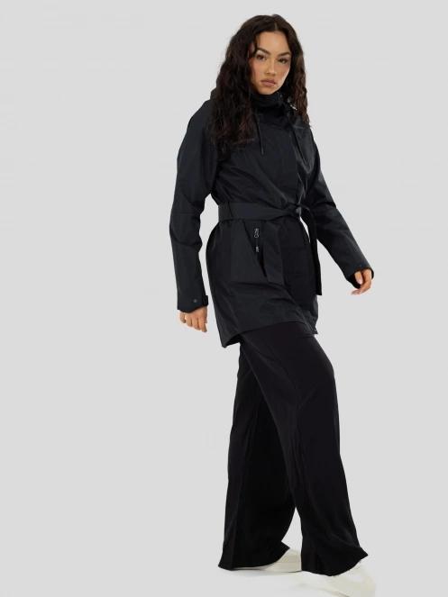 Fundango Regina III Waterproof Trench Jacket damski plaszcz przeciwdeszczowy czarny 5