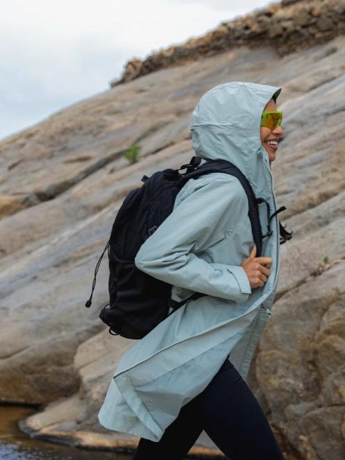 Fundango Yuma Raincoat damski plaszcz przeciwdeszczowy zielony 10