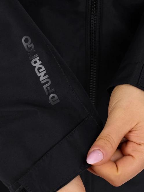 Fundango Yuma Raincoat damski plaszcz przeciwdeszczowy czarny 7