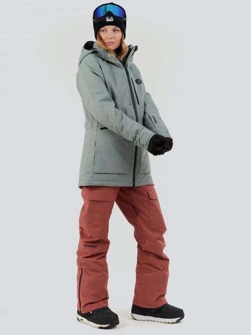 Fundango Sakura ECO Bib Pants damski spodnie narciarskie różowy 6